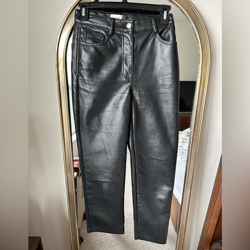 Aritzia The Melina Vegan Leather Pant